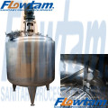 sanitary stainless steel emulsifying mixing tank (top insert emulsifier and scraper agitator)